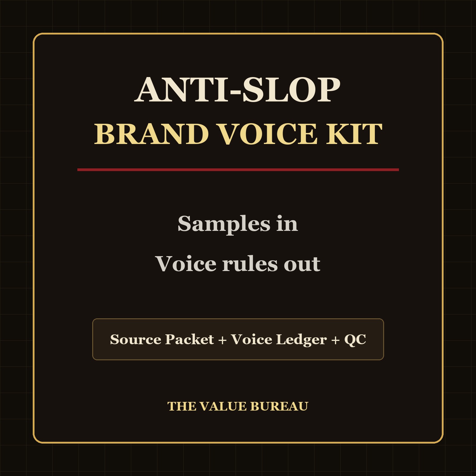 Anti-Slop Brand Voice Kit square product image